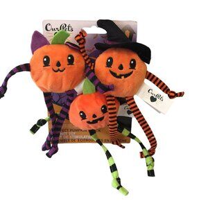 Our Pets Purrect Pumpkin Jack o Lantern Crinkle Catnip Set of 3